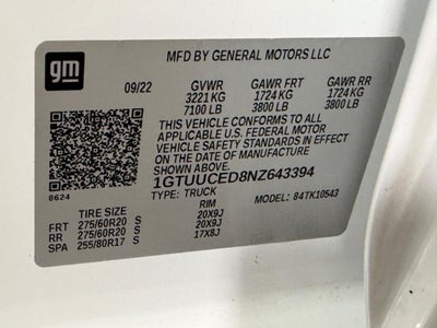 2022 GMC Sierra 1500 Elevation