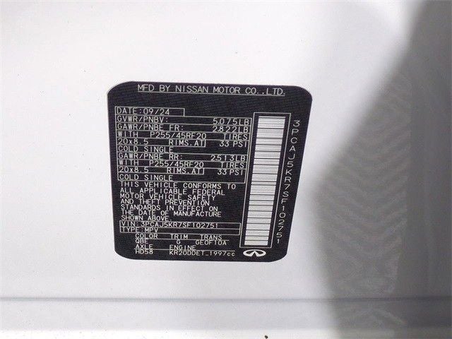 2025 INFINITI QX55 ESSENTIAL