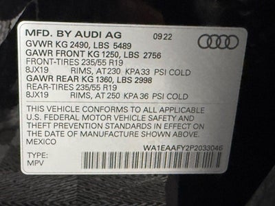 2023 Audi Q5 45 S line Premium quattro