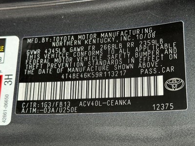 2009 Toyota Camry Base