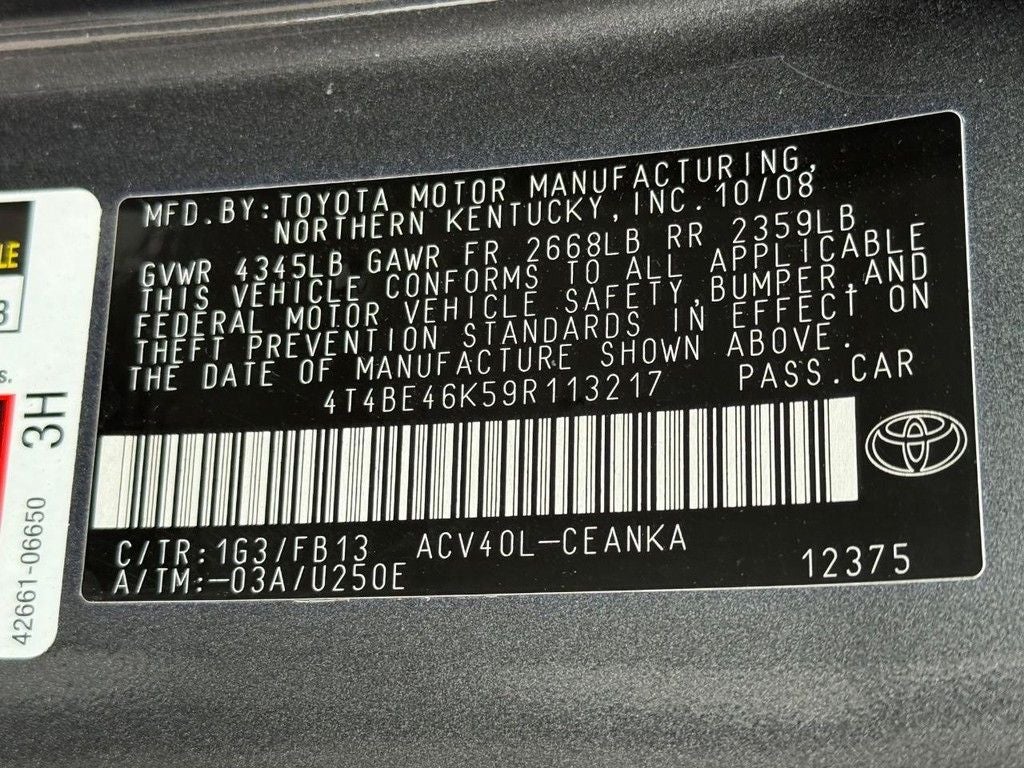 2009 Toyota Camry Base