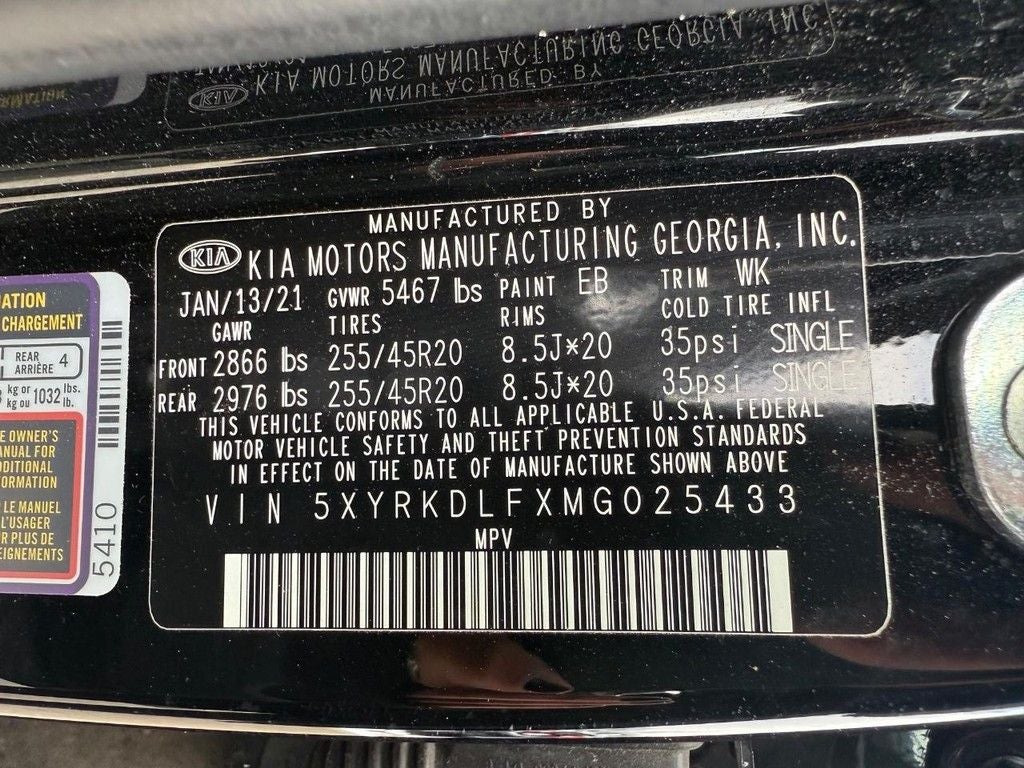 2021 Kia Sorento SX Prestige X-Line